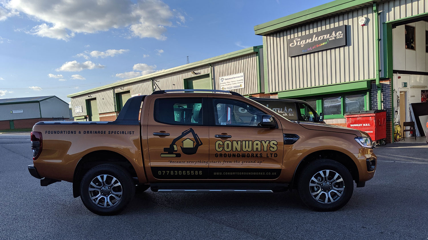 Conways Groundworks Copper Truck